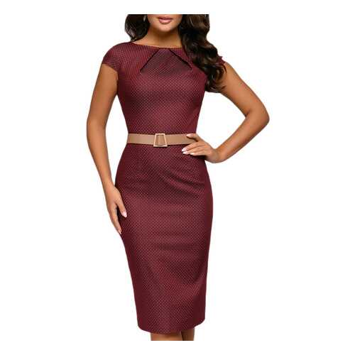Платье женское D&M by 1001DRESS 0112001-00380BO красное XS