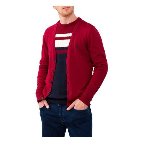 Кардиган мужской U.S. POLO Assn. G081SZ0TH0HENRICO красный L