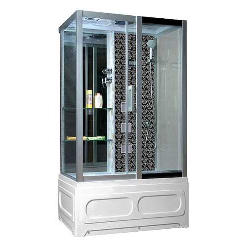 Душевая кабина Niagara Lux 7716BR черный 120х82 см