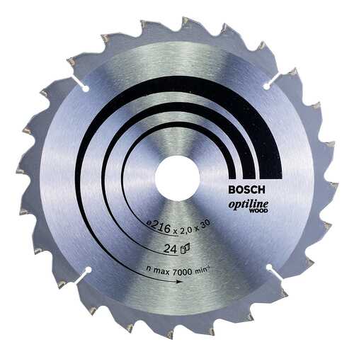 Диск по дереву Bosch STD WO 216x30-24T 2608640431