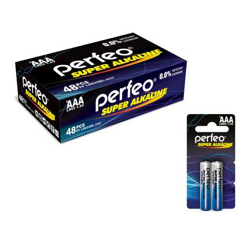 Батарейка Perfeo LR03/2BL mini Super Alkaline 48 шт