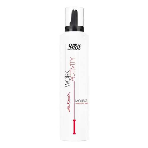 Мусс для волос Shot Work Activity Mousse Super Strong 300 мл