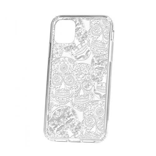 Чехол Kruche iP 11 Print Skull White