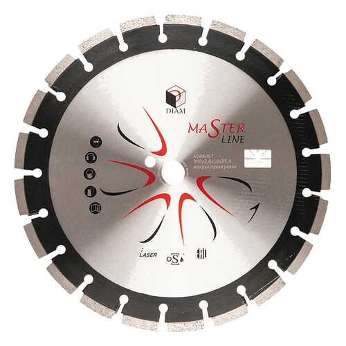 Алмазный диск DIAM Master Line 400x3,0x10x25,4 асфальт 000528