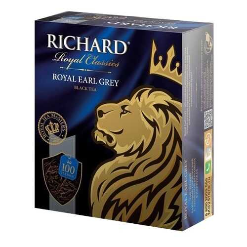 Чай черный Richard royal earl grey 100 пакетиков