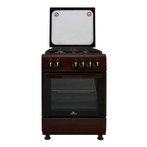 Газовая плита DeLuxe 606040.24-002Г (КР) ЧР Brown