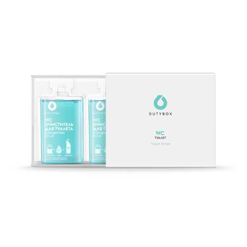 DutyBox 2 капсулы очистителя туалета и ванной средства серии WC в пенале(2*50мл)