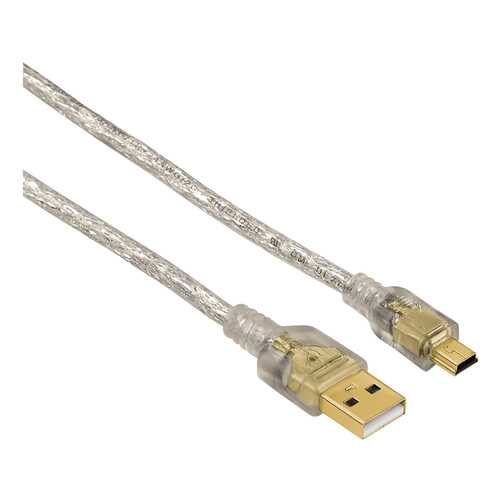 Кабель Hama miniUSB 0,75м Transparent