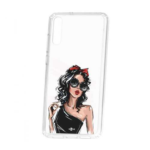 Чехол Kruche Huawei P20 Print Фэшн леди