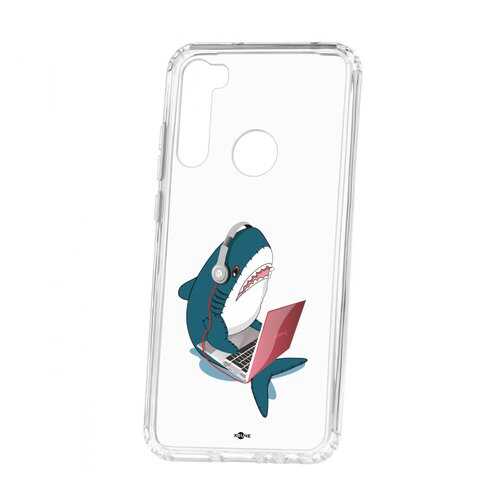Чехол Kruche Xiaomi Redmi Note 8T Print Акула