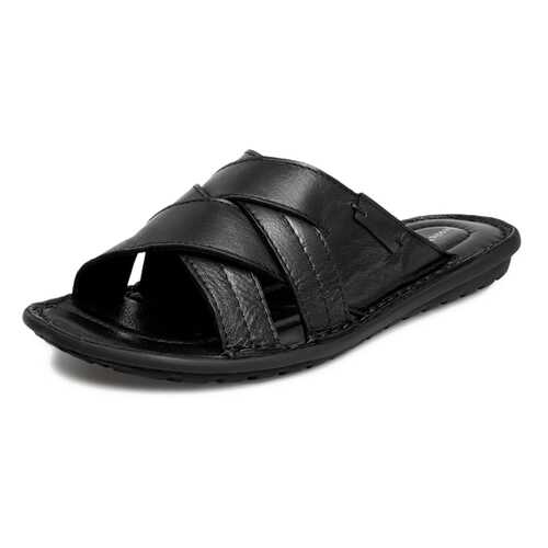 Шлепанцы мужские Alessio Nesca Comfort 03106130 черные 43 RU