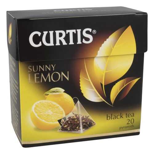 Чай черный Curtis sunny lemon 20 пакетиков