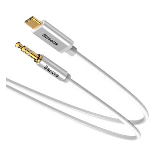 Кабель Baseus Yiven Type-C male To 3.5 male Audio Cable M01 White