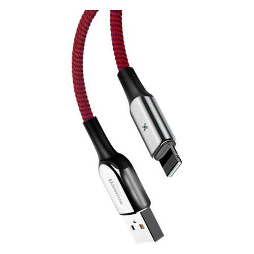 Кабель IP devices Baseus C-shaped Light Intelligent power-off Lightning 1m Red