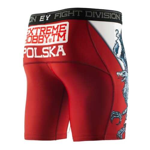 Компрессионные штаны Extreme Hobby Vale Tudo Polish Eagle красные, XL, 190 см