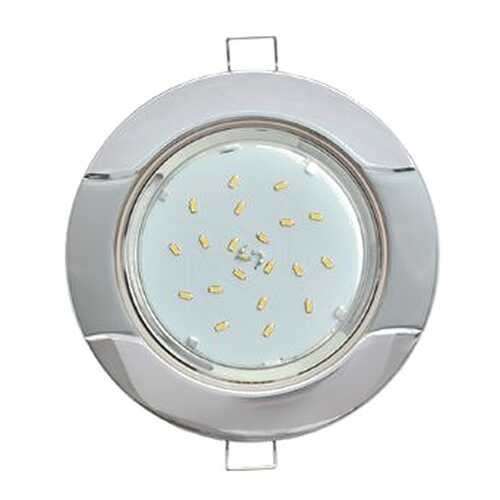 Встраиваемый светильник Ecola Gx53-H4 Волна Хром-Серебро 38X116