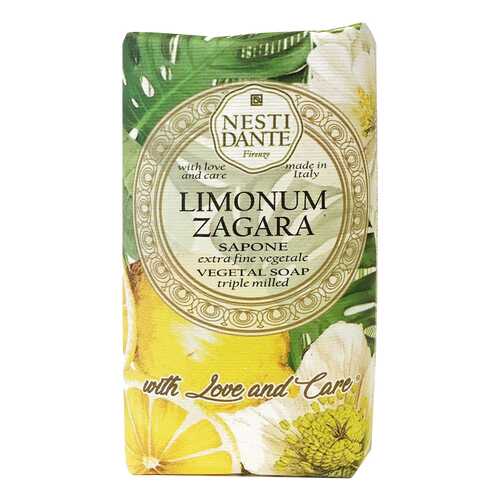Косметическое мыло Nesti Dante Limonum Zagara Vegetal Soap 250 г