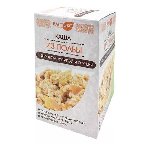Каша Вастэко из полбы с яблоком, курагой и грушей 200 г