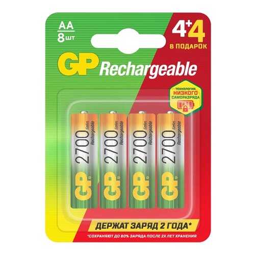 Аккумулятор GP AA 270AAHC4/4MVM-2CR8