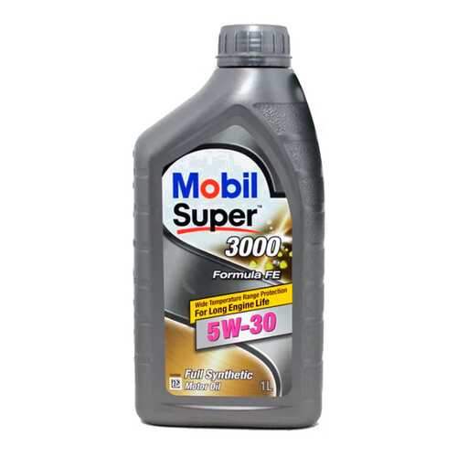 Масло моторное Mobil Super 3000 X1 Formula FE 5W30 синтетическое 1 л 152565