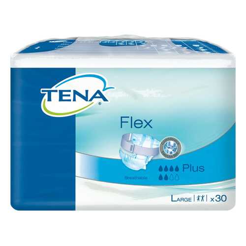 Подгузники для взрослых с поясом, L, 30 шт. Tena Flex Plus