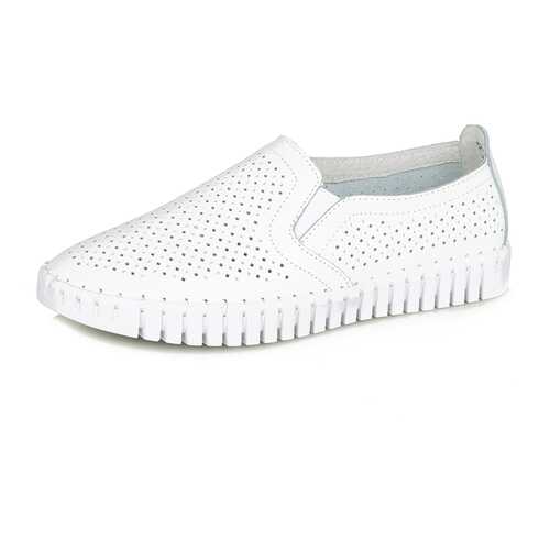 Слипоны женские Alessio Nesca DS20SS-5 белые 41 RU