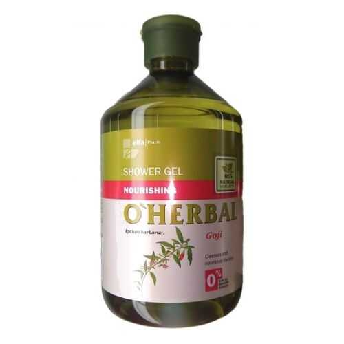 Питательный гель для душа O'Herbal с экстрактом годжи, 500 мл