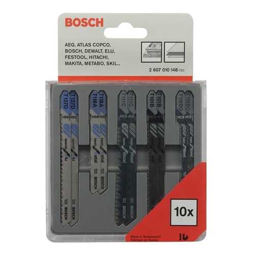 Набор пилок BOSCH 2 607 010 148 дерево\пластик\металл\алюм,