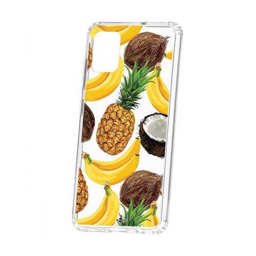 Чехол Kruche Samsung Galaxy A51 Print Тропический микс
