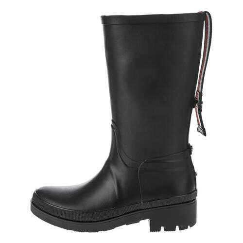 Резиновые сапоги женские Tommy Hilfiger FW0FW04583 черные 36 US