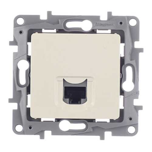 Механизм розетки информационной Legrand Etika, RJ45, слоновая кость
