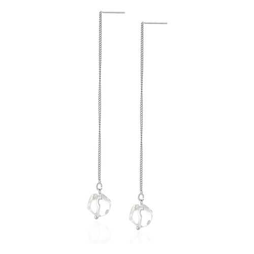 Серьги Lattrice, вставка горный хрусталь, артикул 54666055