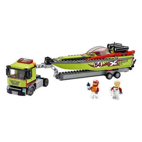 Конструктор LEGO City Great Vehicles 60254 Транспортировщик скоростных катеров