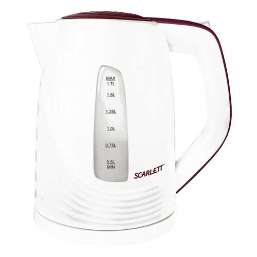 Чайник электрический Scarlett SC-EK18P36 White/Red