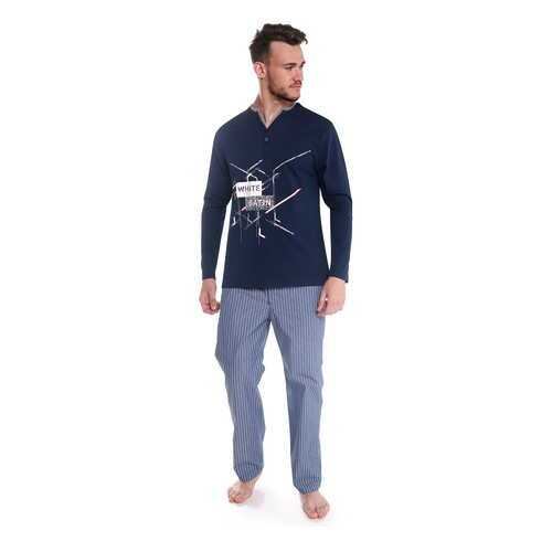 Пижама мужская Sis PJ1009 синяя XL