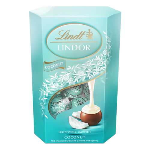 Набор конфет Lindt lindor молочный шоколад c кокосом 200 г