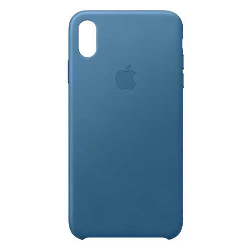 Кейс для iPhone Apple Leather XS Max кожаный синий MTEW2ZM/A