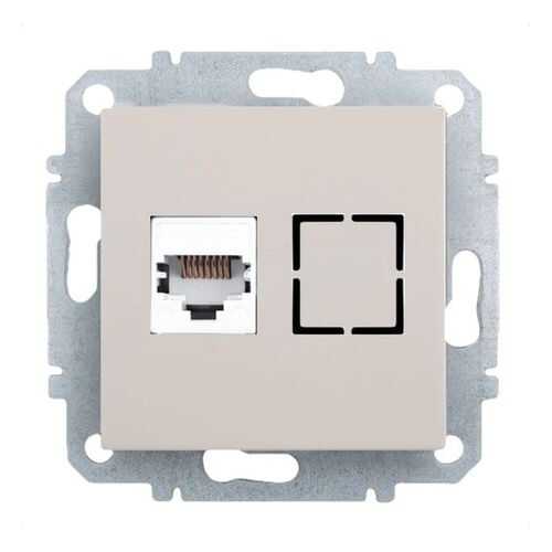 Розетка Еthernet RJ-45 Zakru Bien (Бежевый)