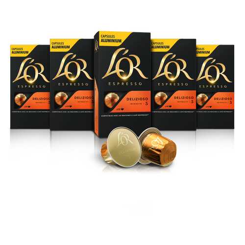 Набор кофе в капсулах L’OR Espresso Delizioso 10 упаковок