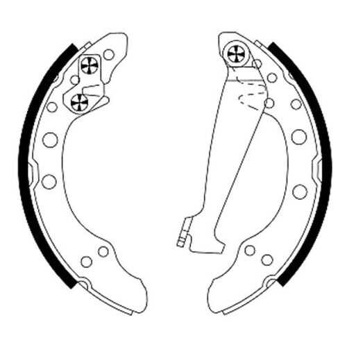 Комплект тормозных колодок Hella 8DB355001311