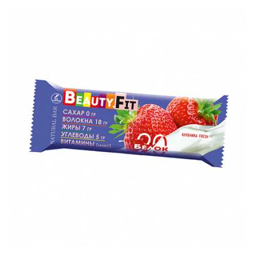 Батончик протеиновый Клубника Beauty Fit 60 г