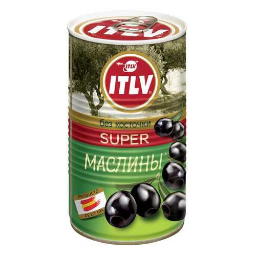 Маслины ITLV super без косточки 350 г