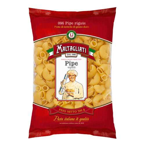 Макароны Maltagliati №96 рожки крупные 500 г