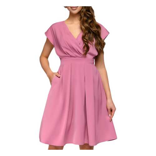 Платье женское D&M by 1001DRESS 0112001-30066PK розовое S