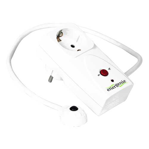 Сетевой фильтр EnerGenie EGM-SBK, 1 розетка, 0,5 м, White