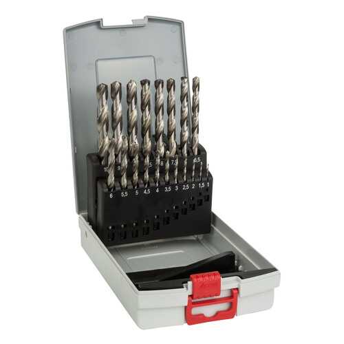 Сверло универсальное Bosch HSS-G 135° 1-10мм 19шт 2608587013