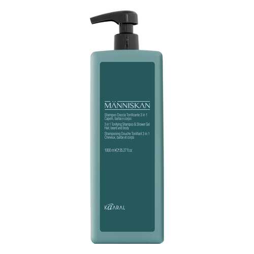 Шампунь Kaaral Tonifying Shampoo & Shower Gel 3 in 1 1 л