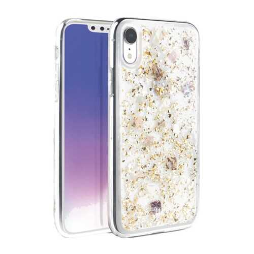 Чехол Lumence Clear для iPhone XR Gold