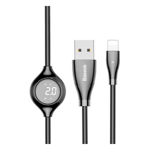 Кабель Baseus Digital display Lightning Black