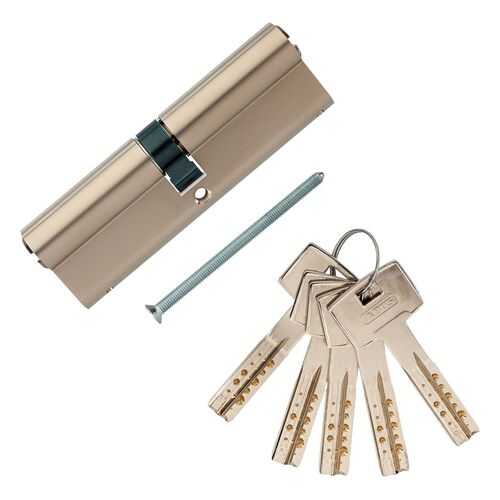 Европрофильный цилиндр ABUS M12R410 ключ/ключ 45-45 (90 мм) NI (5 key)